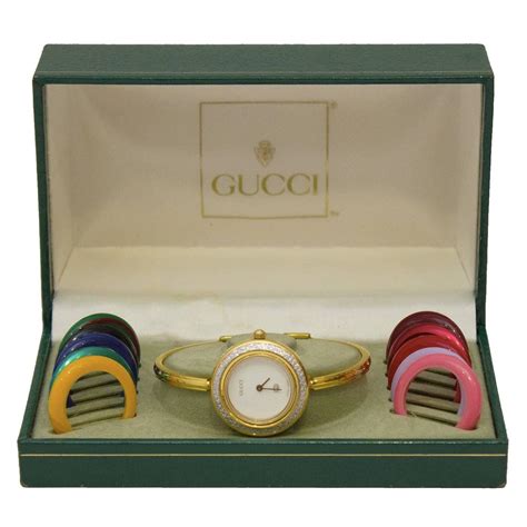 gucci watch interchangeable faces|authentic gucci bezel watch.